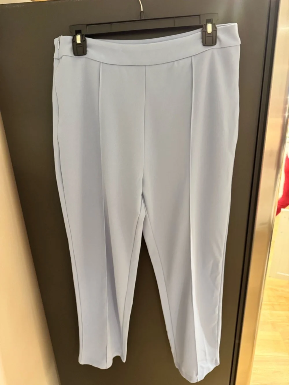 SHEIN Pale Blue Ankle-Length Ponte Pants